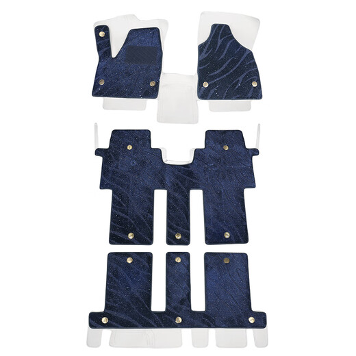 Taoni Bear подходит для Buick GL8 Lu Shant Foot Pad 25 Новая специальная GL8 Новая энергия, смешанная с полным окружающим кожаным средним рядом, в первом ряду + средний ряд + три рядового двойного белого дна + Blue Buick GL8 Новая модель 25-25 (4199 Luxury)