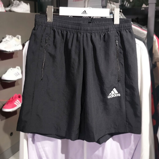 
Adidas shorts men's pants 2025 summer new sports pants fitness training casual pants breathable five-point pants IC1484 GT8161 black XS