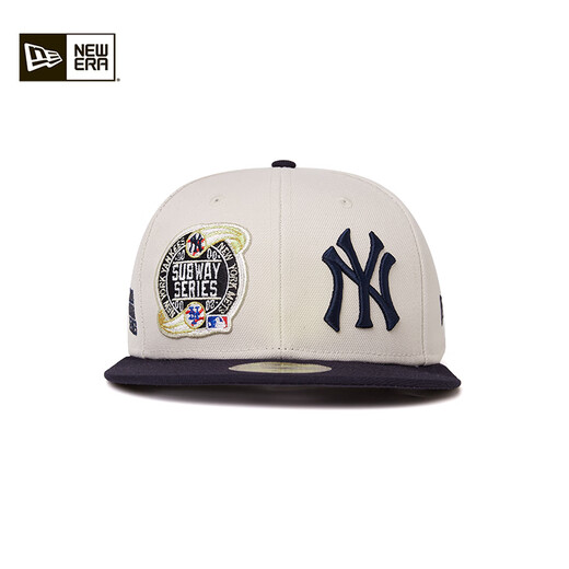 
NEW ERA MLB Baseball Cap 2025 new color block hard top flat brim full cap 5950 60756051-Black 738