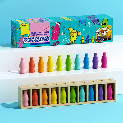 Qichun Fun Hagsing Bottle Game Drink Pare Touching Bottle Bottle Lids's Memoric Logic мышление рассуждения творческая настольная игра [20 бутылок + 1 коробка] 0,5 кг