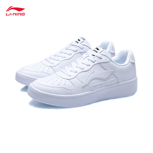 李宁浮舟丨板鞋轻盈软弹男鞋透气小白鞋男百搭经典休闲鞋AGCS419