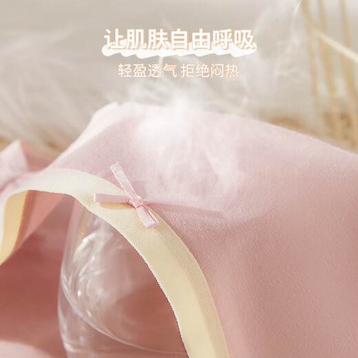 雅鹿内裤女士纯棉10A抑菌100%棉裆中腰女生内裤日系女内裤三角裤5条L