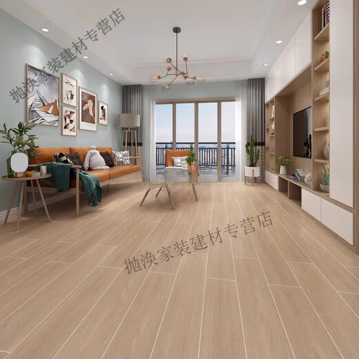 
He Jiangong Ceramic Tile Living Room Bedroom Balcony Bathroom 200x1000 Nordic Anti-slip Wear-resistant Floor Tiles 15843 200x1000