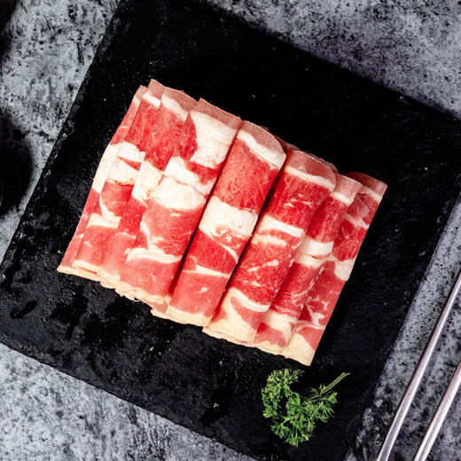 Xian Jing Cai Selection & Coles Australian Original Cut Grain Fed Fatty Beef Roll 1Jin Jin is equal to 0.5kg *2 Shabu Shabu Hot Pot Ingredients Real Original Cut