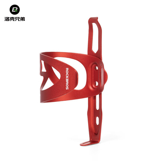 ROCKBROS Bicycle Water Bottle Cage Side Pull Mountain Road Bike Folding Bike Aluminum Cycling Water Cup Holder Equipment Red