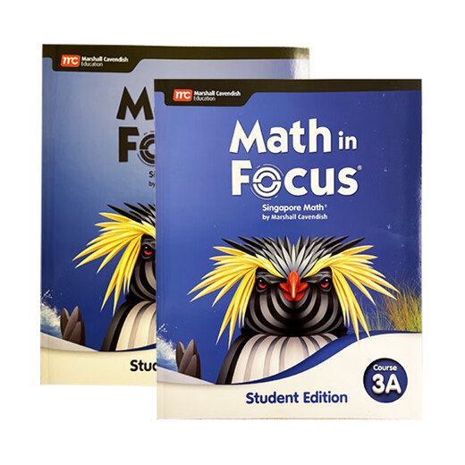 正版原版进口新加坡数学Math in Focus新版678年级初中数学教材Course 1A1B2A2B3A3B课本 练习册 现货 Course 3A课本（八年级上）