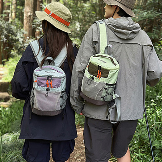 Xingxi Outdoor Mountaineering Bag Women's Lightweight Sports Backpack Men's Mountain Climbing Hiking Backpack Travel Mini Small School Bag Purple