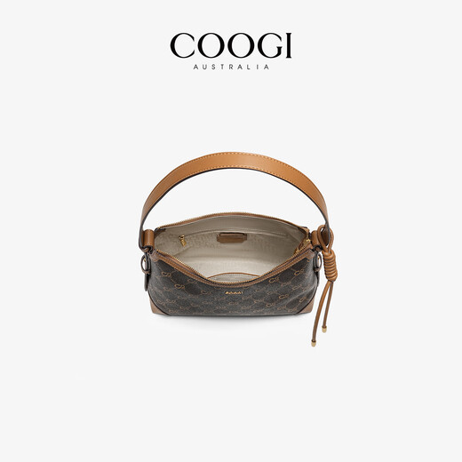 
COOGI Bag Women's 2025 Brand Light Luxury Ladies Bag Birthday Chinese Valentine's Day Gift for Girlfriend and Wife Coffee Color