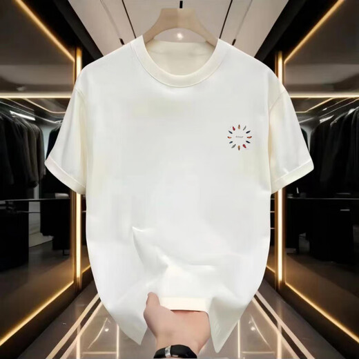 Kurashi Ichiki Brand tendance 260g T-shirt à manches courtes de coton pur