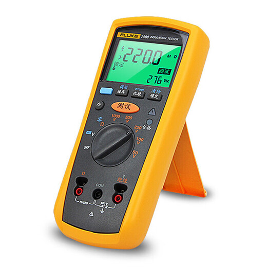 Fluke F1508 Témoignage de résistance d'isolation Isolation numérique Multimètre Universal Ammeter 5th Rate 1000V10G