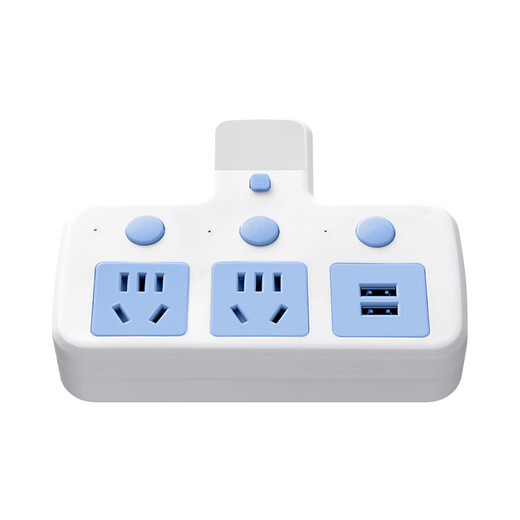 Bull (BULL) same style pure copper socket wireless converter plug night light USB independent switch multi-function Bull all pure copper one to two free ten years warranty