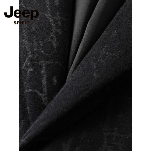 
JEEP SPIRIT large-size suit men's 2025 autumn and winter new style loose plus fat plus larger print handsome suit business casual jacket trend black 4XL 220-250Jin [Jin equals 0.5 kg]