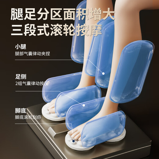 AUX 2025 Nuevo sillón de masaje para el hogar Cápsula espacial de cuerpo completo Sillón de masaje doméstico inteligente multifunción de gravedad cero para padres Regalo de cumpleaños Sillón de masaje eléctrico de lujo con el mejor equipamiento Voz inteligente de lujo + Masaje Xiuyu + Soporte Bluetooth + Actualización de doble núcleo Xiaomi Blanco