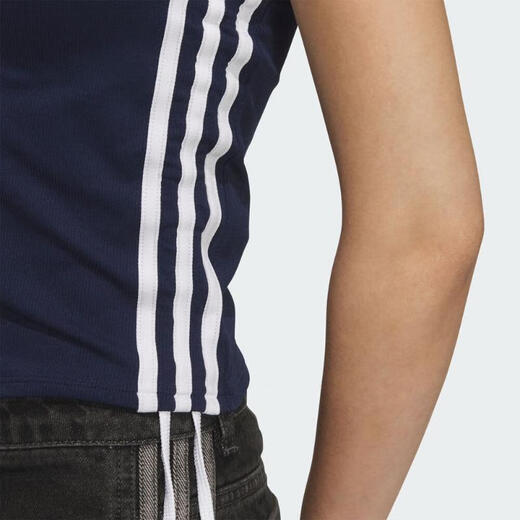 Adidas women's vest LOGO suspender quick-drying vest sleeveless slim vest side drawstring comfortable sports vest KE3887 XL