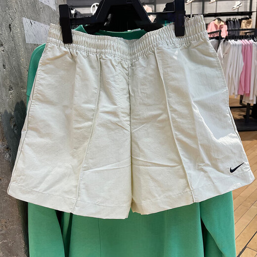 Nike (NIKE) sweatpants women's 2025 summer new casual pants woven breathable training shorts FV6623-020 FV6623-020 Phantom gray and white XS