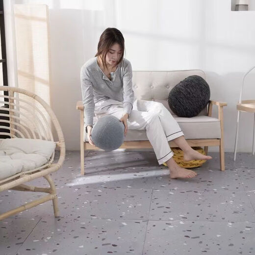 Thickened self-adhesive flooring cement floor leather direct flooring waterproof floor tiles sticker household wear-resistant floor mat 6627 stone pattern wear-resistant 60*60/piece