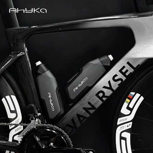 Tanshuai AHYKA pneumatic kettle, triathlon cycling kettle, broken wind kettle, quick hydration, non-toxic, road bicycle kettle, kettle + carbon injection kettle holder set
