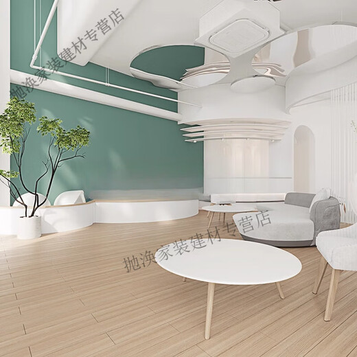 
He Jiangong Ceramic Tile Living Room Bedroom Balcony Bathroom 200x1000 Nordic Anti-slip Wear-resistant Floor Tiles 15843 200x1000