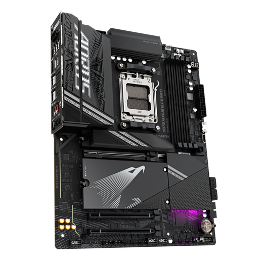 
AMD Ryzen 9950X/9900X/9800X3D/9700X/9600X with Gigabyte X870 Super Carving/Ice Carving/E-Sports Carving/Motherboard CPU Set X870 A ELITE WIFI7 Carving R5 9600X
