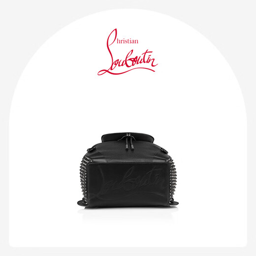 Christian Louboutin 618Cl/Lu Boding Funky Mochila remachada Negro