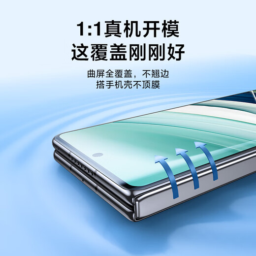 Flash Magic 2-pack, suitable for Huawei matex5/x3 mobile phone film, Huawei X5/3 tempered soft film, full glue invisible film, full screen coverage, ultra-clear fit anti-fingerprint protective film