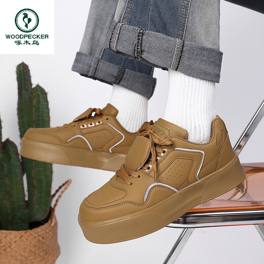 Woodpecker 2025 Summer Board Extra-Large Board 45 Suelas gruesas White White Landy Shoes 46 Sports Casual Shoes 47 Agrandado Highen Shoes 48 9910 White 45