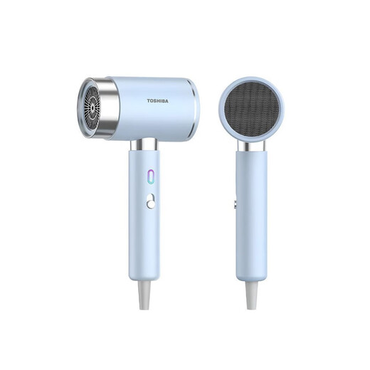 TOSHIBA Japanese high-speed hair dryer negative ion constant temperature silent quick-drying hair dryer dormitory household hair dryer sky blue magnetic suction hanger