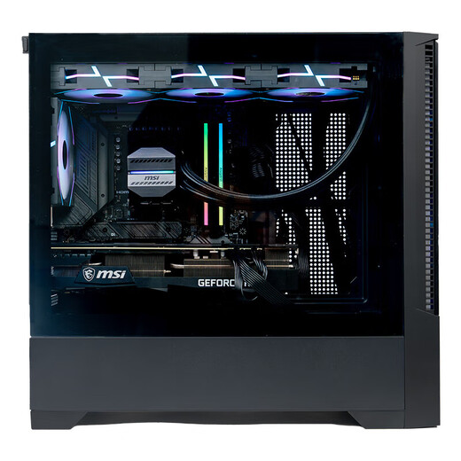 MSI Ultra7 265KF/5060Ti/5070Ti/5080 desktop assembly computer design rendering game e-sports Delta mobile computer host DIY complete machine configuration three 265KF box + RTX5060Ti 16G