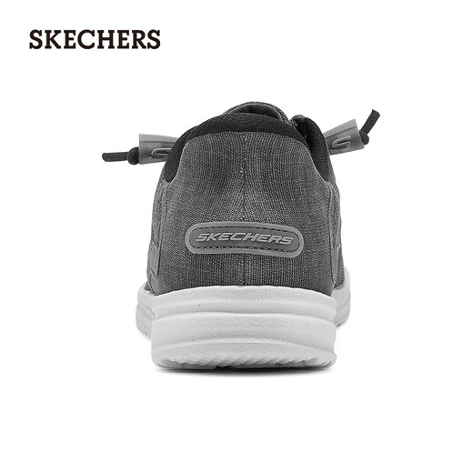 Skechers flash-on shoes men's autumn casual shoes one-leg business sneakers soft-soled beanie shoes canvas shoes 210959