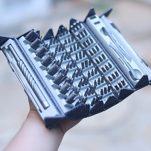 Schraubendreher-Set, kleines Kreuz, Pflaumenblüte, 9227, Handy-Reparaturwerkzeug, Präzisions-Schraubendreher, Crv-Treiber-Kombination, große Falttasche, Kombinations-Schraubendreher FO-9222