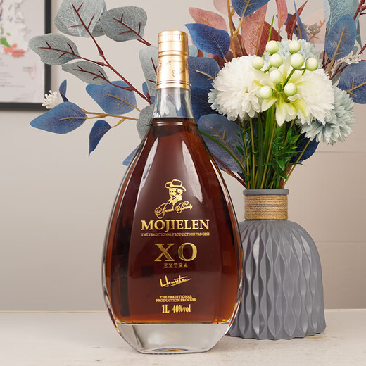 蒂洛仕莫捷仑白兰地XO洋酒1L/3L法国进口醇厚干邑口感 1L 1瓶