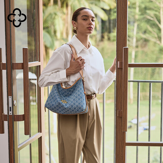 CASSILE Cassole women's bag tote bag 2025 denim large capacity commuting light luxury crossbody bag birthday Chinese Valentine's gift
