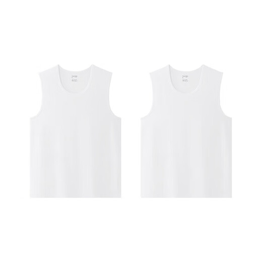 Cotton era bottoming shirt men's vest T-shirt men's antibacterial wide shoulder inner wear two-piece