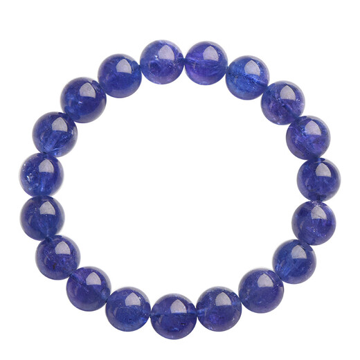 MPLVE luxury high-end collection-grade tanzanite bracelet purple blue bracelet sapphire cordierite crystal gift collection-grade tanzanite bracelet approximately 8mm bead diameter tanzanite