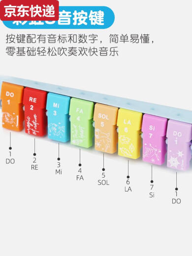 Chilicai Disney Organe Instruments de musique pour enfants Harmony Musical Flute Recorder Whistle Baby Small Trumpet Children's Toys Pokémon Organe 13 tons + Mémorial en métal à 24 trous