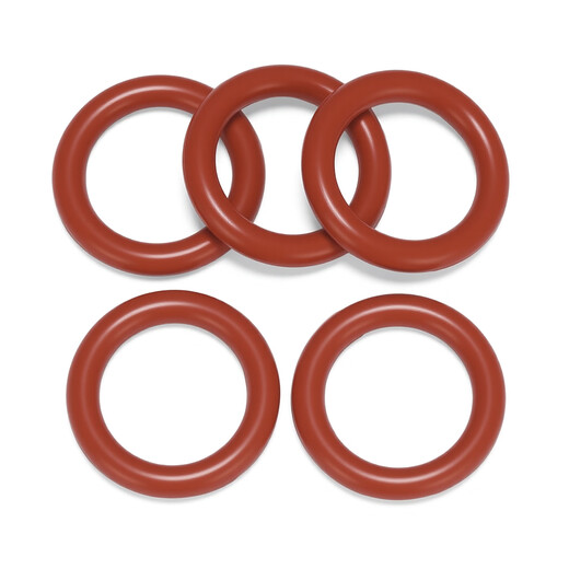 JINGGONG red silicone o-ring silicone gasket high temperature resistant waterproof wear-resistant gasket high elastic sealing o-ring outer diameter 16*wire diameter 2.4mm (100 pieces)