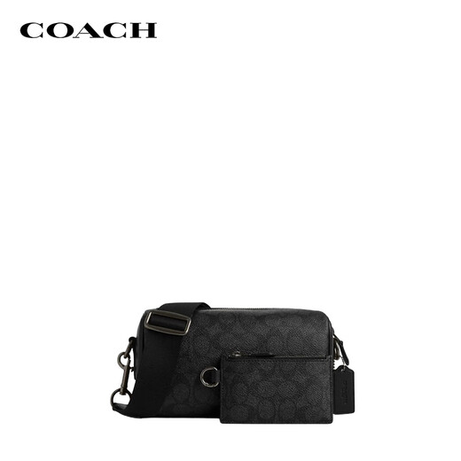 COACH Brand Direct Supply Men's AXEL Small Shoulder Crossbody Bag Black CV762 New Year's Gift