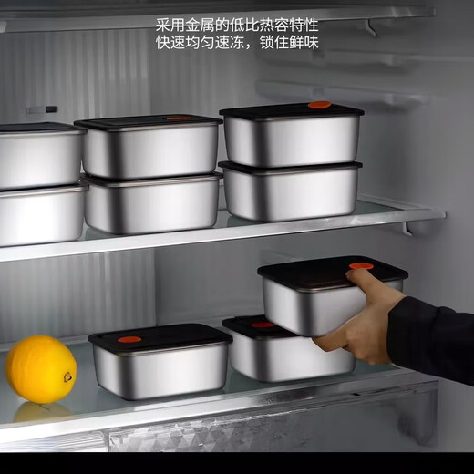 Caja de alimentos suplementarios de bebé acero inoxidable antiadherente Caja de almacenamiento de alimentos suplementarios de alimentos para niños Homema