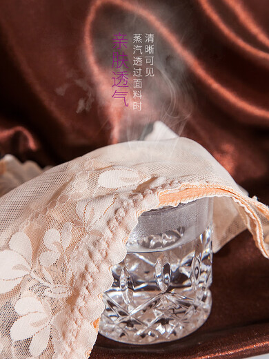 中腰内裤女士收腹提臀性感透明蕾丝薄款高腰大码无痕平角四角 3888黑色3 M适合80-100斤