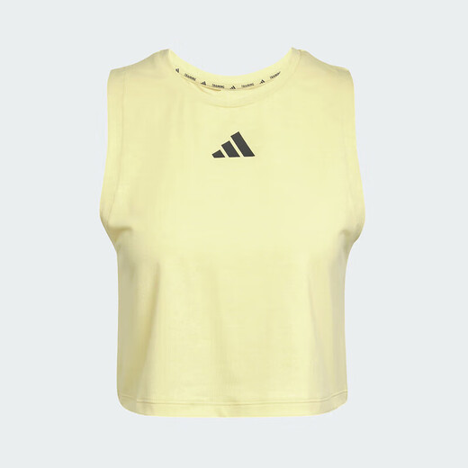阿迪达斯（adidas）背心女装夏季新款时尚运动速干瑜伽运动训练美背无袖T恤 JG6182 S