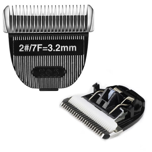 Yingshen pet electric hair clipper hair-retaining blade LB-9880 9890 9870 9860C 1-13 mm original blade 2#7F blade (hair-retaining 3.2mm)