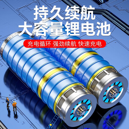 神火头戴式照明灯户外防水小型强光超亮充电野外钓鱼夜钓工地专用头灯 大号VT9227_三档调节_续航30H