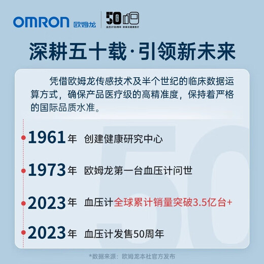 OMRON (OMRON) Mélange de pression artérielle Instrument de mesure de la pression artérielle électronique Haute précision Mémale U724 Hypertension Medical Bras Pression Mesurer Instrument [Modèle de grand écran Voice] U726 + 21 Ensemble de valeurs de mémoire