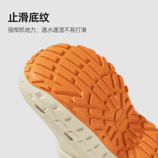 Lidani (Tzldn) Anti-Rutsch-Operationssaal-Lochschuhe für Männer im Sommer tragen dicke EVA-Anti-Odor-nachfolgende Sandalen für Bäche für Frauen. Beige [Operationssaal Anti-Rutsch, langfristig ohne Müdigkeit] 40-41 [Geeignet für Größen 39-40]