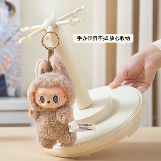 GOTO Labubu figure cabinet labubu display cabinet Bubble Mart figure blind box display box pendant storage rack transparent manual model Labubu pendant storage box 1 (can be placed on one end without hiding)