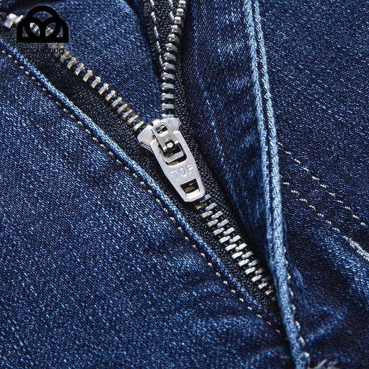 Jeep Spirit Jeep printemps et été en coton mince jean homme d'âge moyen de l'âge moyen de grande taille, grande taille décontractée papa respirant long 3891 Zhonglan Thin Style 36 [2 pieds 9]
