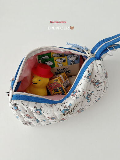Export Windel Aufbewahrungsbaby Kleidung Beutel Stamme Flasche Mutter Karren Hangsack Make -up -Tasche Blau Märchen Aufbewahrungstasche 0 Stück Set
