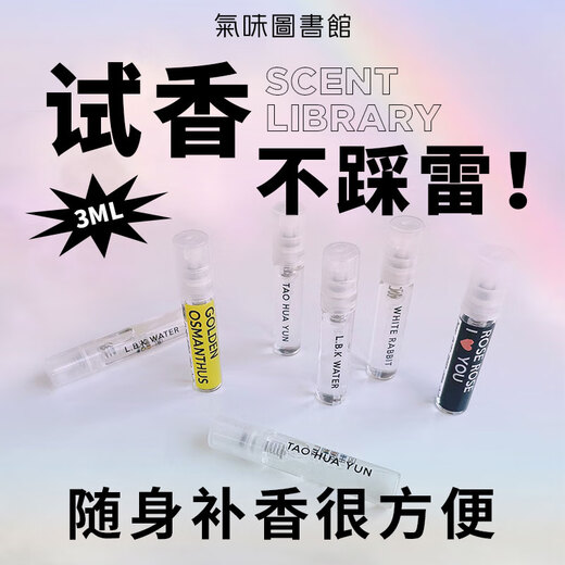 Scent Library New Year Gift Cool White Perfume 3ml (valid until 2026-06-08)
