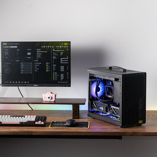 Sugar Cube Mechanical Master Ruilong R5 9600X/9700X/9800X3D/RTX5060Ti graphics card Delta mobile gaming desktop computer complete machine design editing drawing DIY assembly machine Configuration 1丨5600丨Barebones丨No card configuration