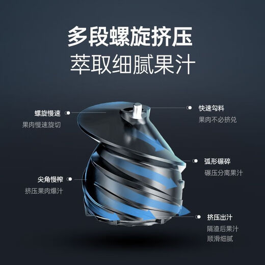 Mofei Electric MR9901 blue small juicer original juice with no residue 3C certified original and authentic guarantee Mofei MR9901